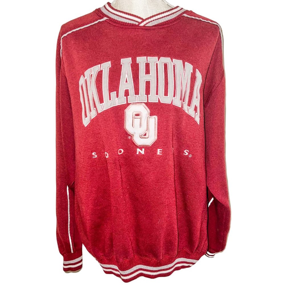 Vintage 90s University of Oklahoma Crewneck Pullover Sweatshirt